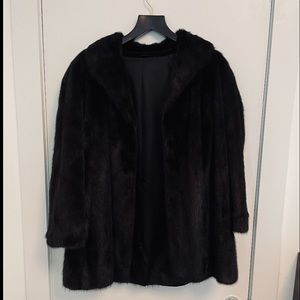 Black Mink Coat
